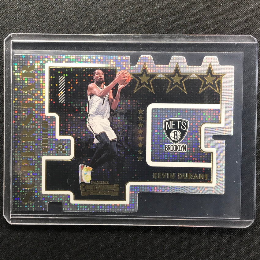 2021-22 Contenders KEVIN DURANT Superstar Die-Cut Base #10
