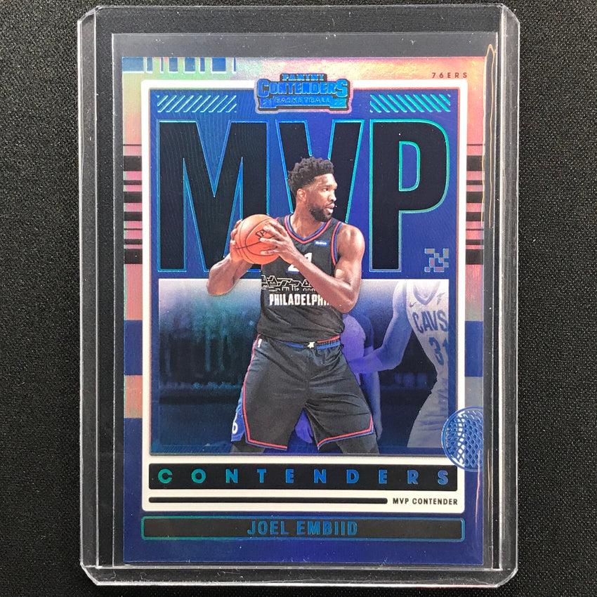 2021-22 Contenders JOEL EMBIID MVP Contenders SP #12