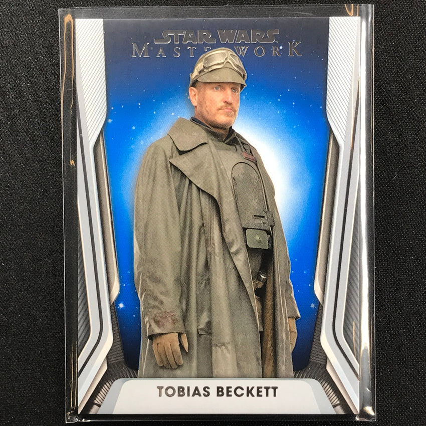 2021 Star Wars Masterwork TOBIAS BECKETT Blue #12