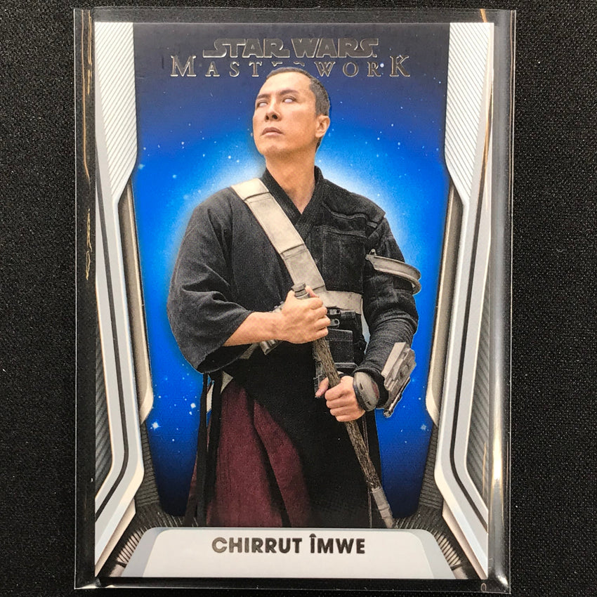 2021 Star Wars Masterwork Chirrut Imwe Blue No 25