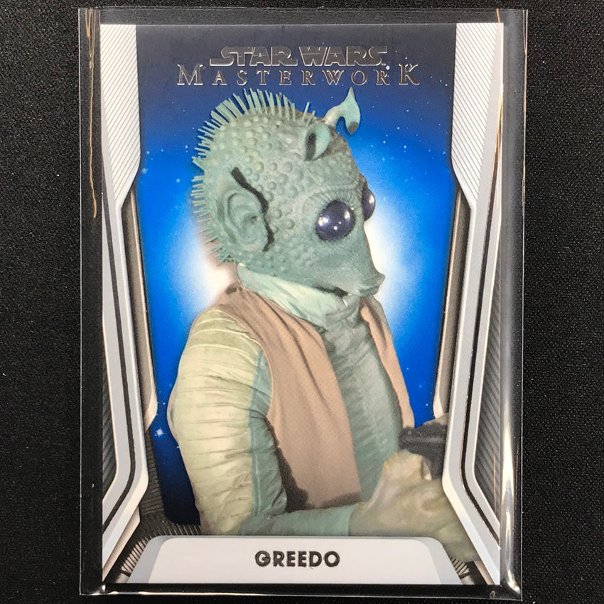 2021 Star Wars Masterwork Greedo Blue No 43