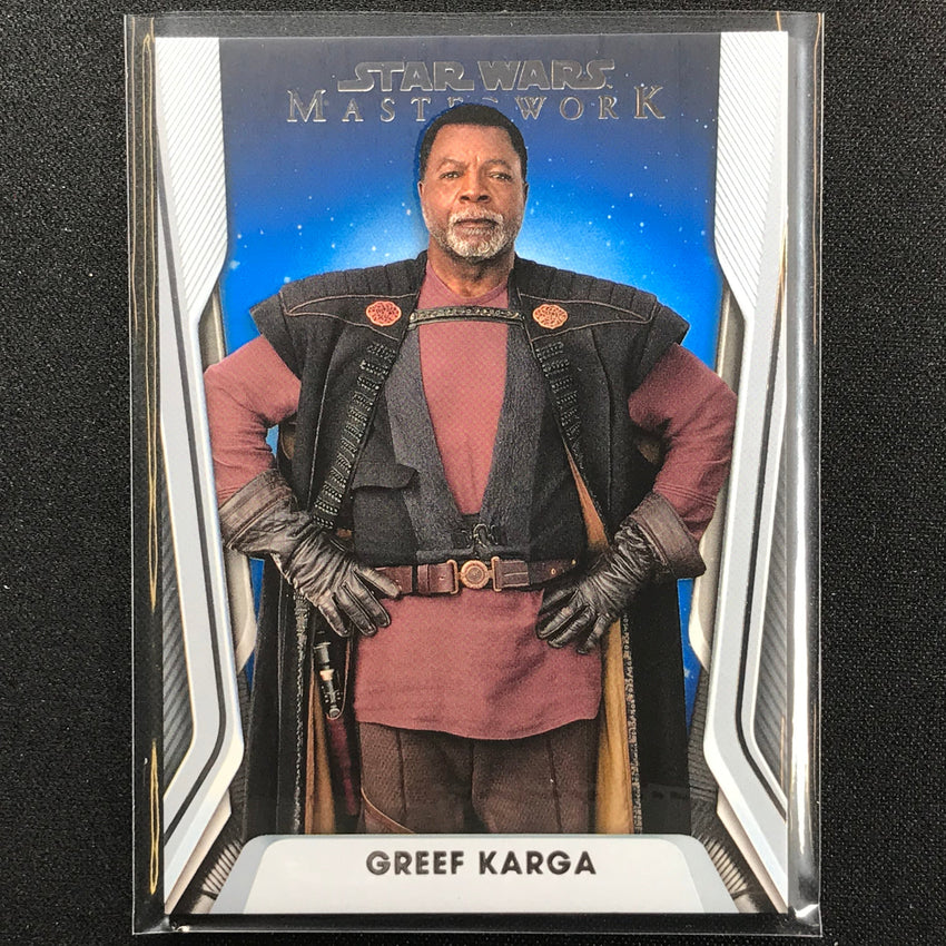 2021 Star Wars Masterwork GREEF KARGA Blue #44