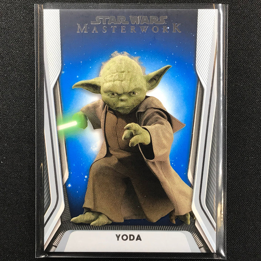 2021 Star Wars Masterwork Yoda Blue No 55