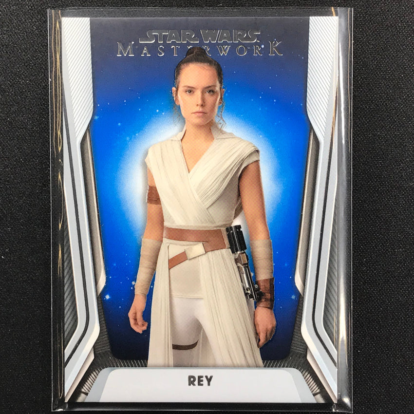 2021 Star Wars Masterwork Rey Blue No 84