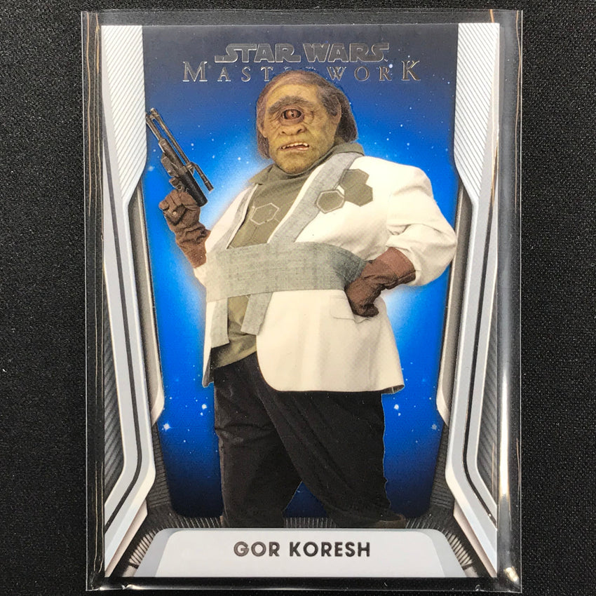 2021 Star Wars Masterwork GOR KORESH Blue #87