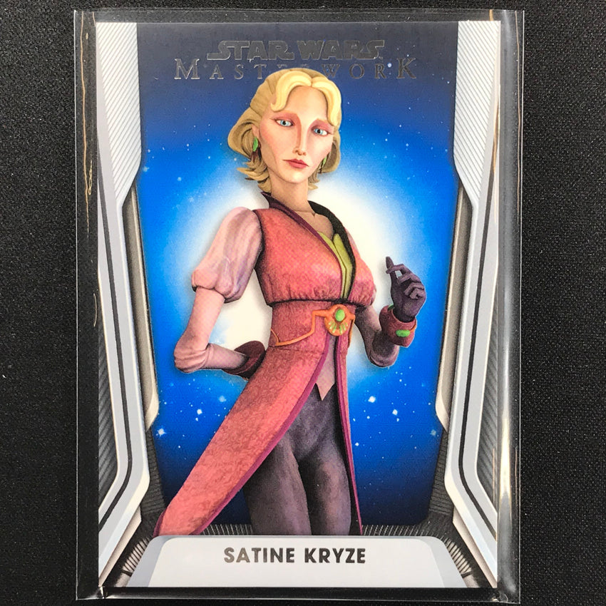 2021 Star Wars Masterwork SATINE KRYZE Blue #88