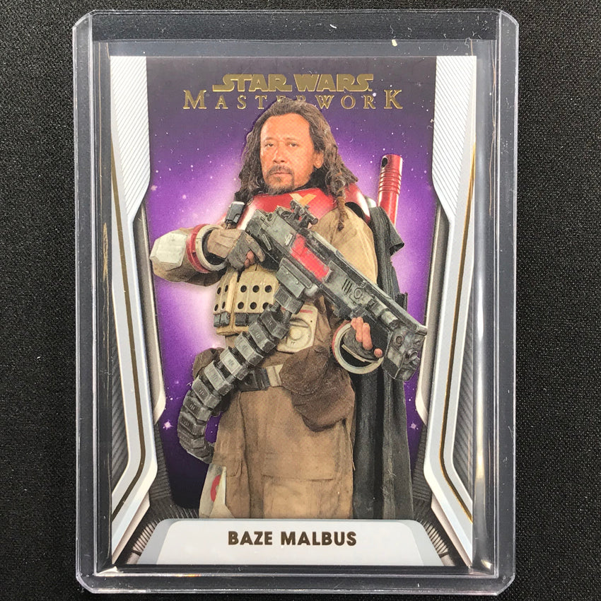 2021 Star Wars Masterwork Baze Malbus Purple 31/50