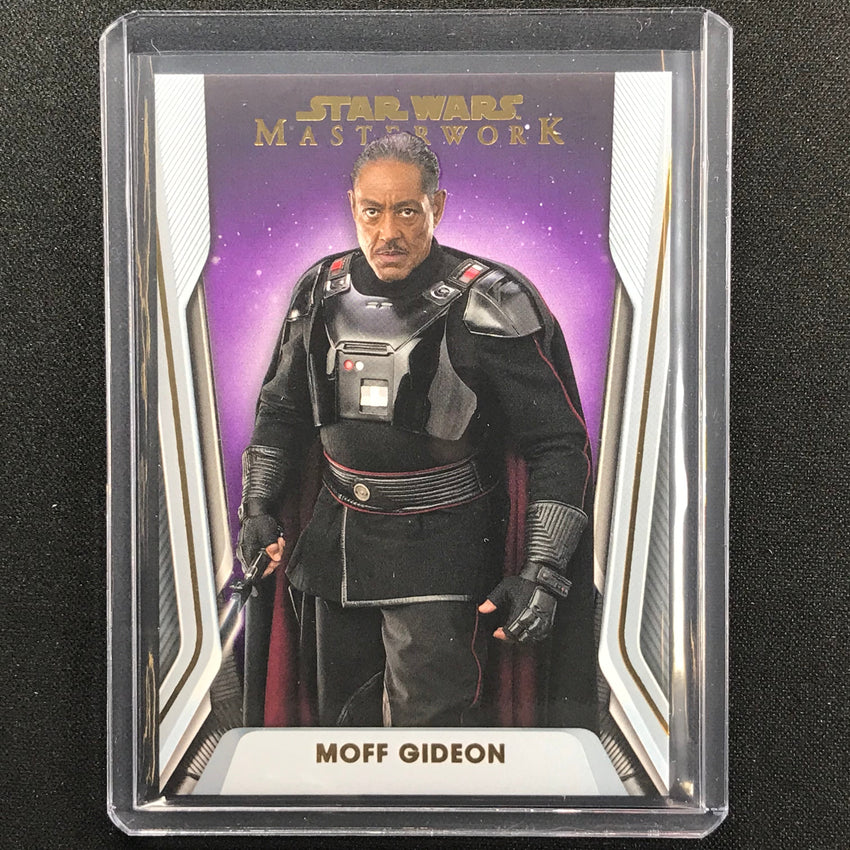 2021 Star Wars Masterwork Moff Gideon Purple 43/50
