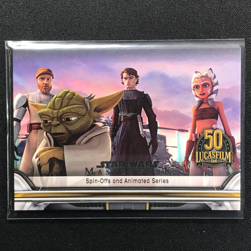 2021 Star Wars Masterwork Animated Series Lucasfilm 50th Anniversary Base No 11