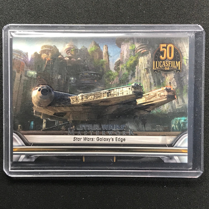 2021 Star Wars Masterwork Galaxys Edge Lucasfilm 50th Anniversary Foil 290/299