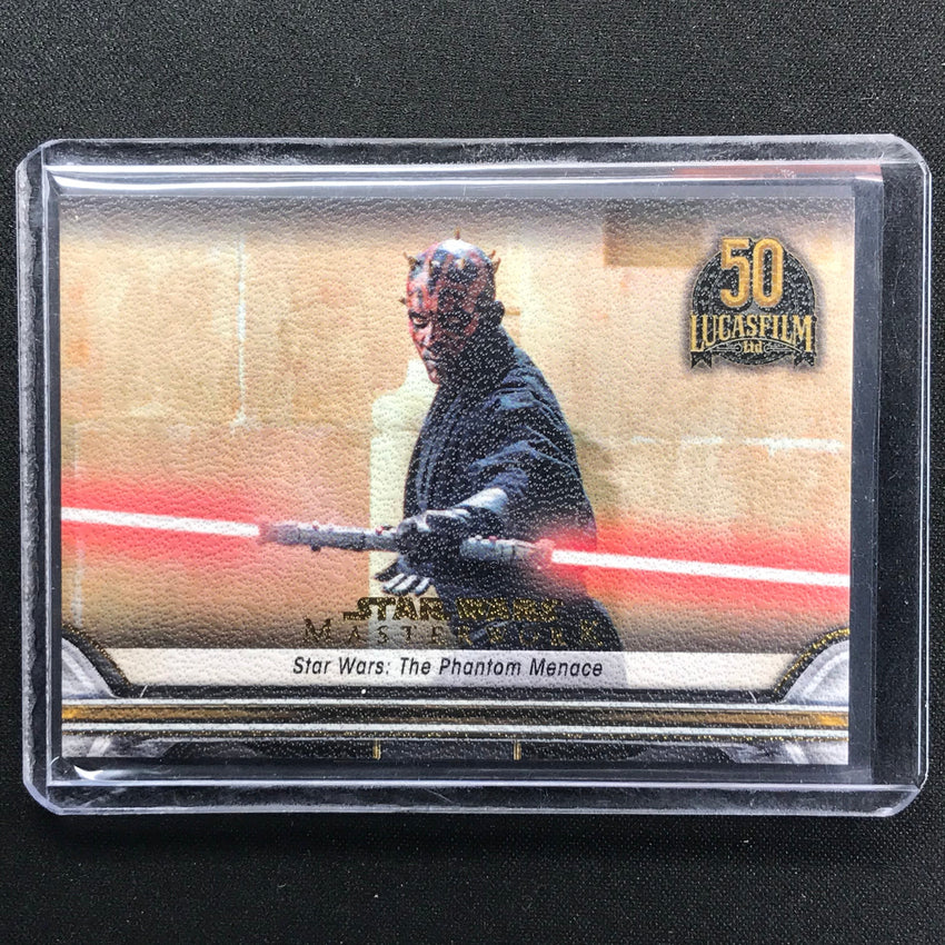 2021 Star Wars Masterwork Phantom Menace Lucasfilm 50th Anniversary Canvas 2/25