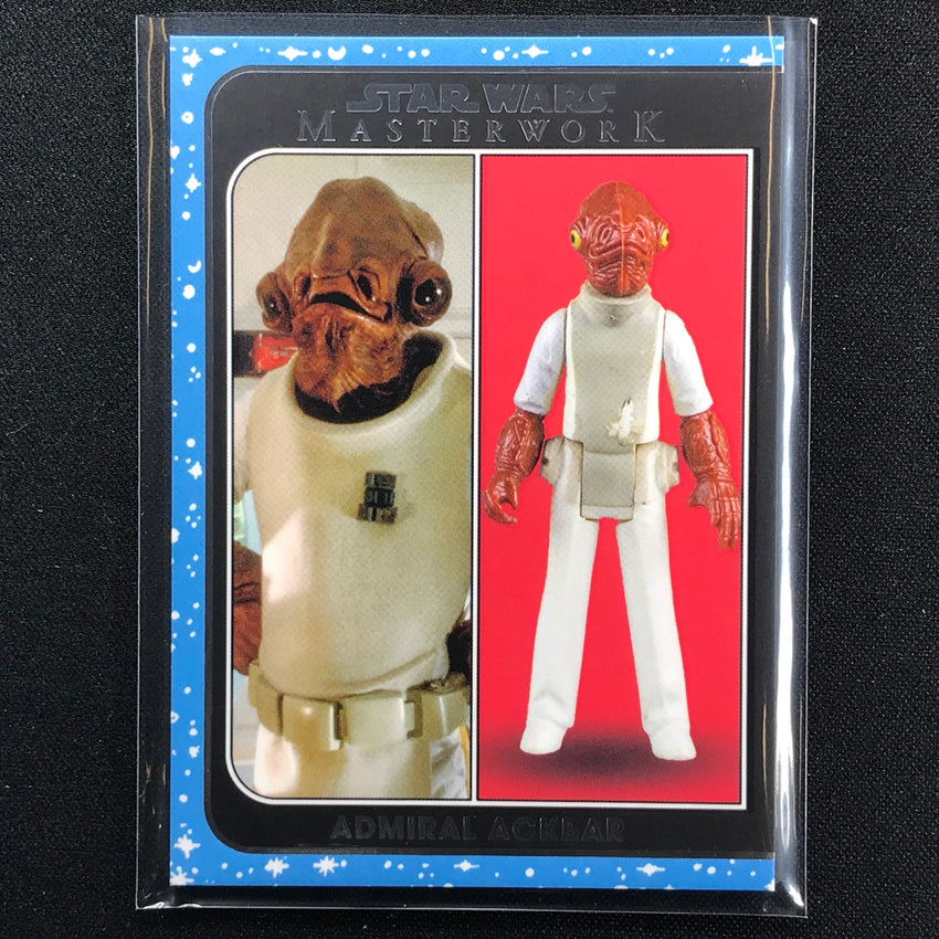 2021 Star Wars Masterwork ADMIRAL ACKBAR Out of the Box Base #20