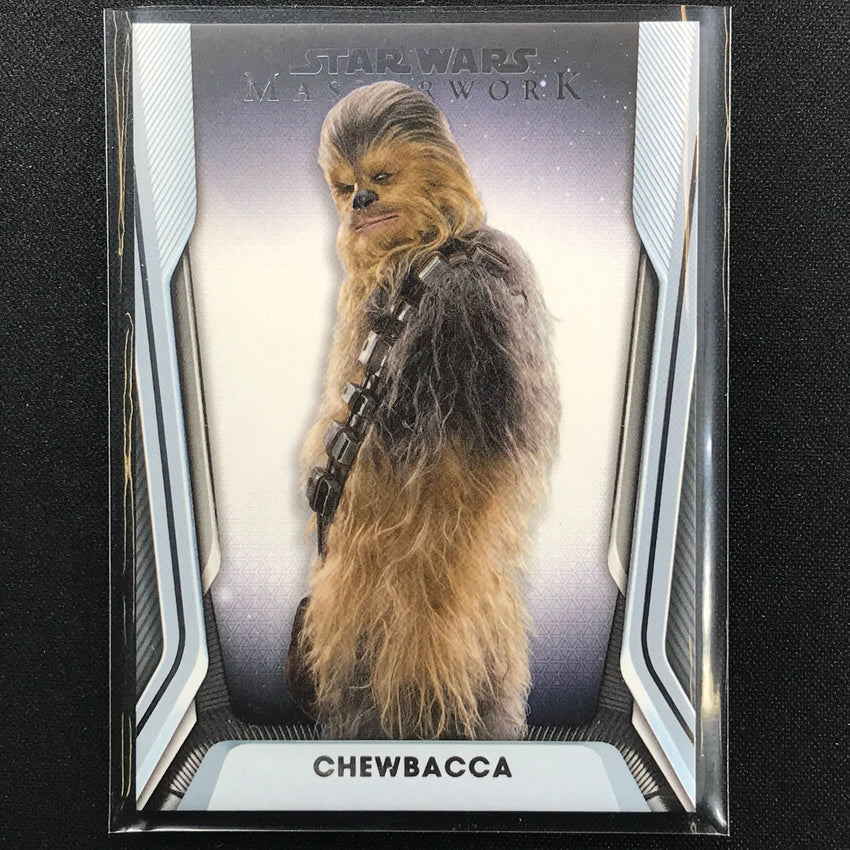 2021 Star Wars Masterwork Chewbacca Base No 24