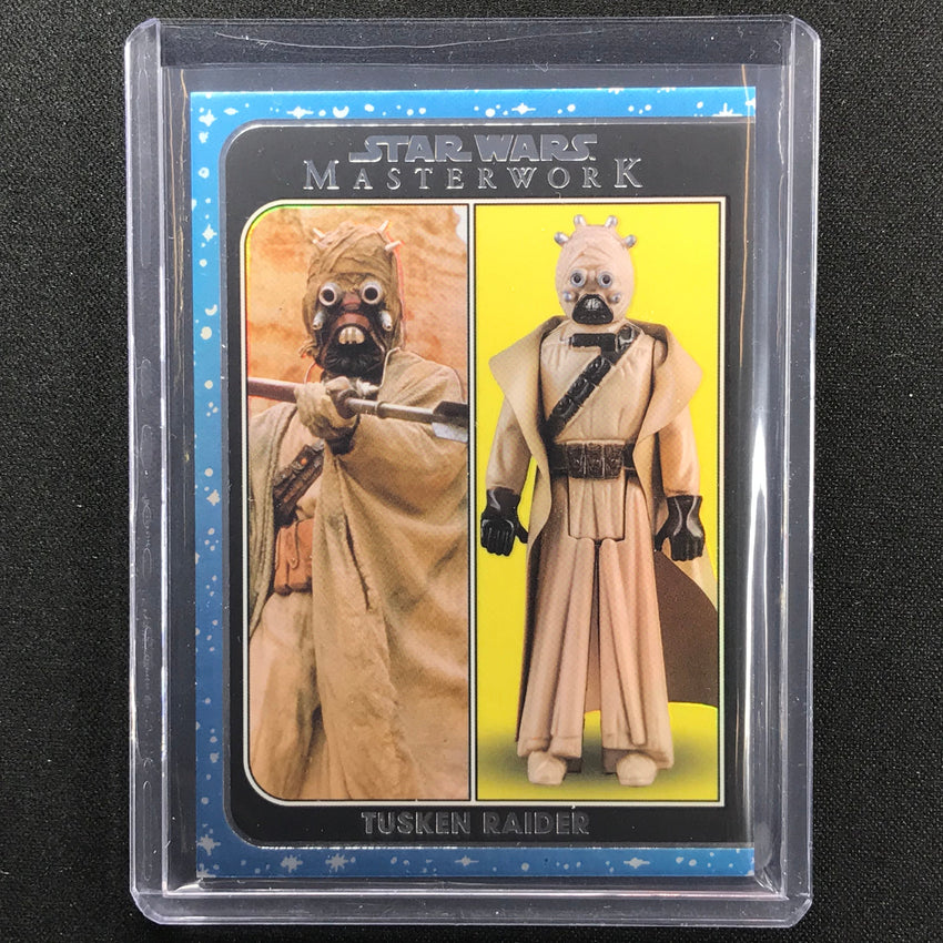 2021 Star Wars Masterwork Tusken Raider Out Of The Box Rainbow Foil 57/299