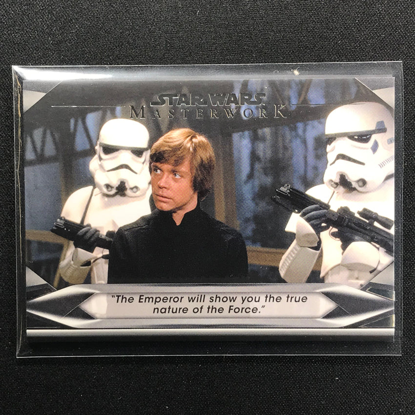2021 Star Wars Masterwork True Nature Of Force Welcome To The Dark Side Base No 10
