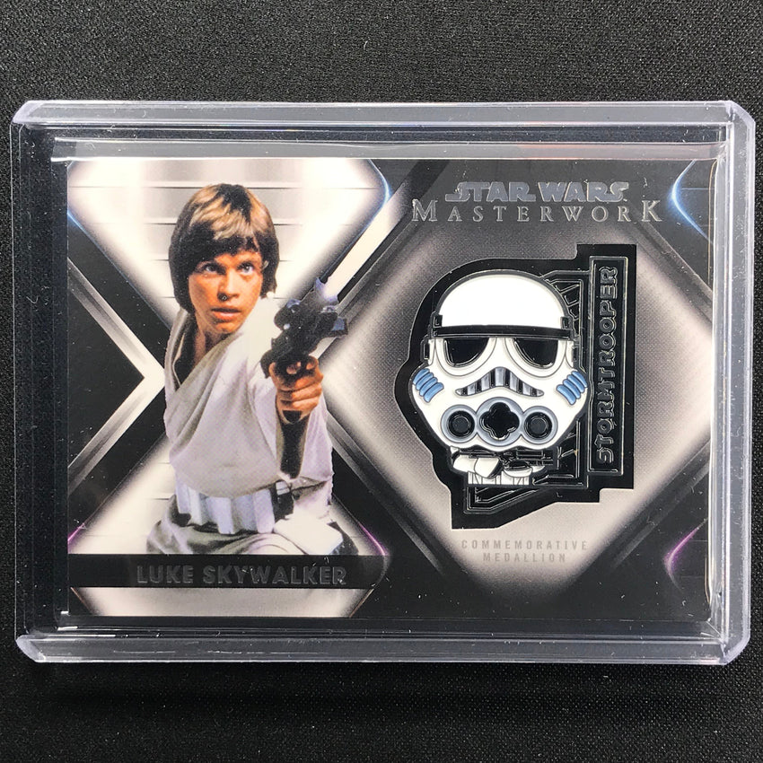 2021 Star Wars Masterwork Luke Skywalker Commemorative Character Medallion No Ls