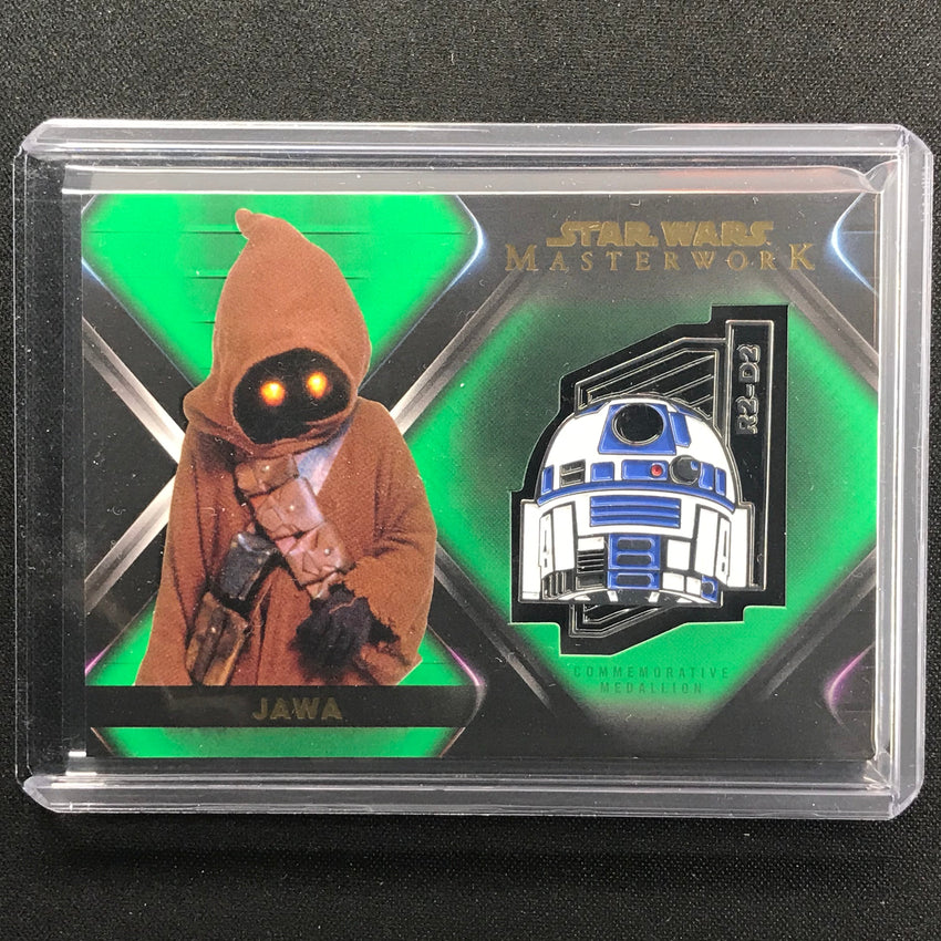 2021 Star Wars Masterwork Jawa Commemorative Character Medallion Green 28/99