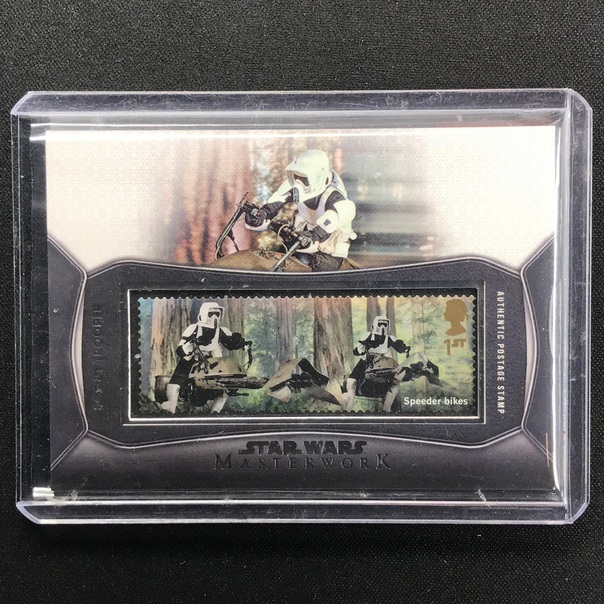 2021 Star Wars Masterwork Scout Trooper Postage Stamp Relics No Stp