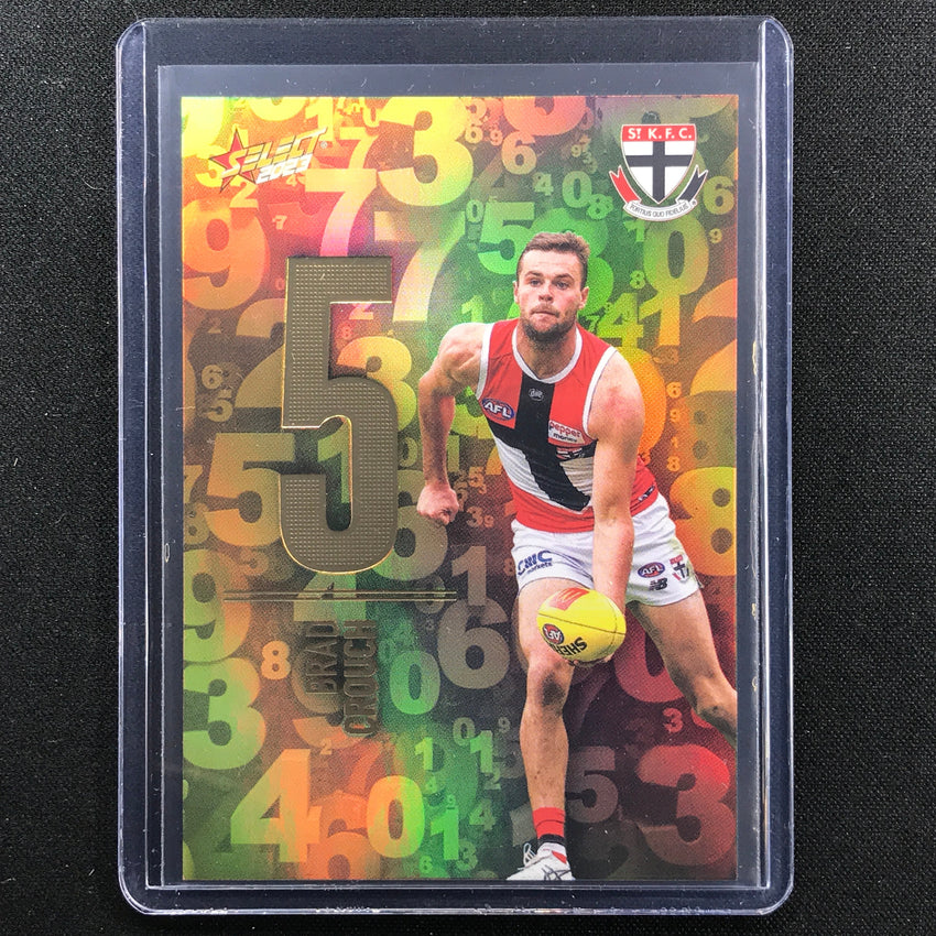 2023 Footy Stars Brad Crouch Numbers 134/255
