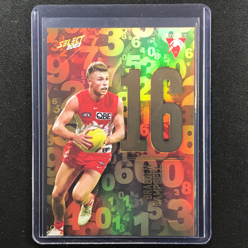 2023 Footy Stars Braeden Campbell Numbers 25/255