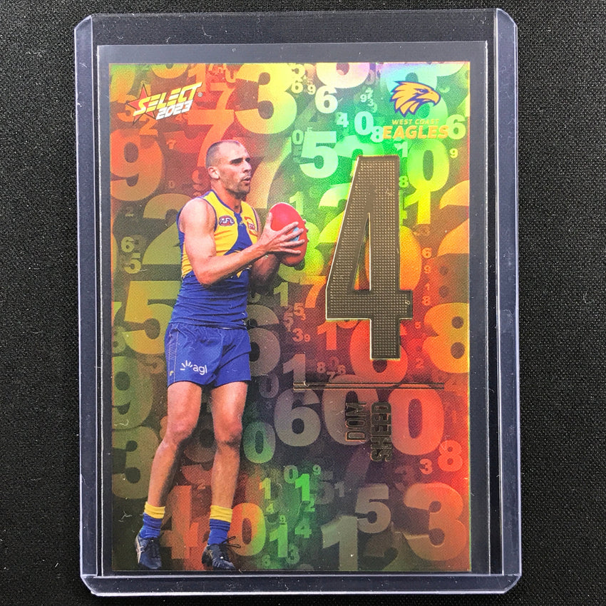 2023 Footy Stars Dom Sheed Numbers 82/255