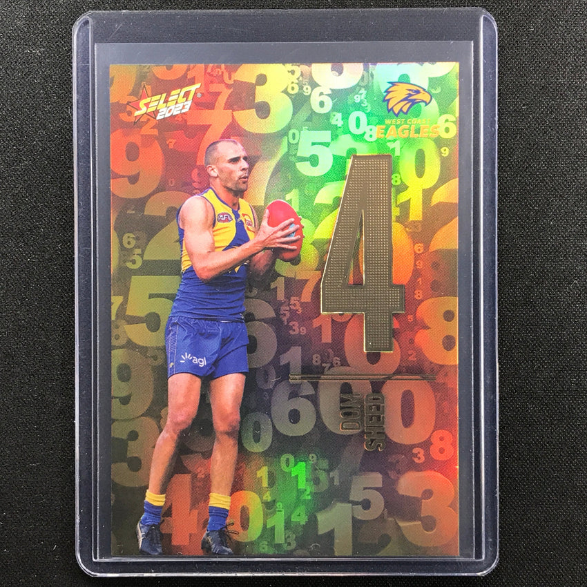 2023 Footy Stars Dom Sheed Numbers 122/255