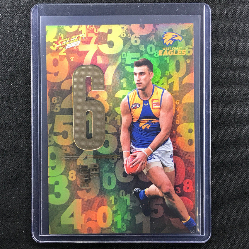 2023 Footy Stars Elliot Yeo Numbers 102/255