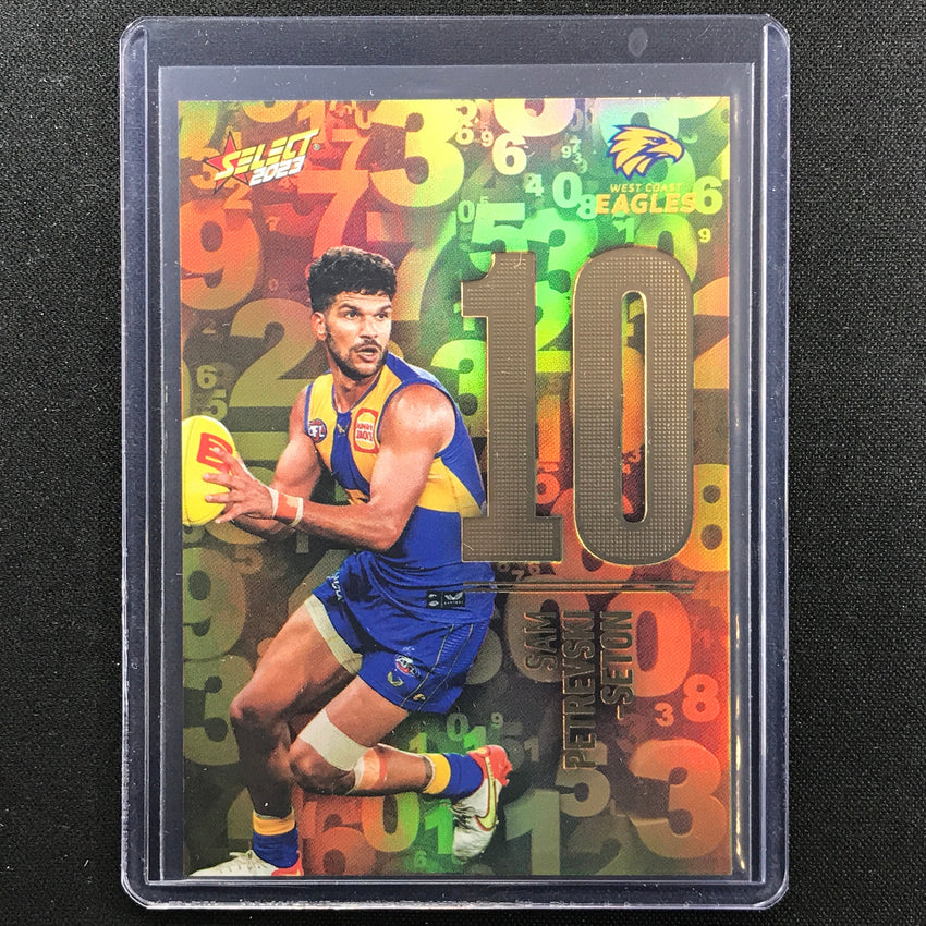 2023 Footy Stars Sam Petrevski-seton Numbers 168/255