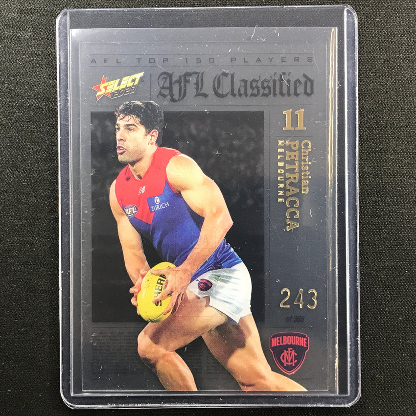 2023 Footy Stars Christian Petracca Afl Classified No 11 243/365
