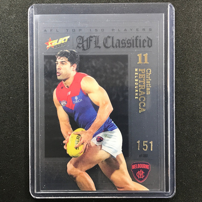 2023 Footy Stars Christian Petracca Afl Classified No 11 151/365