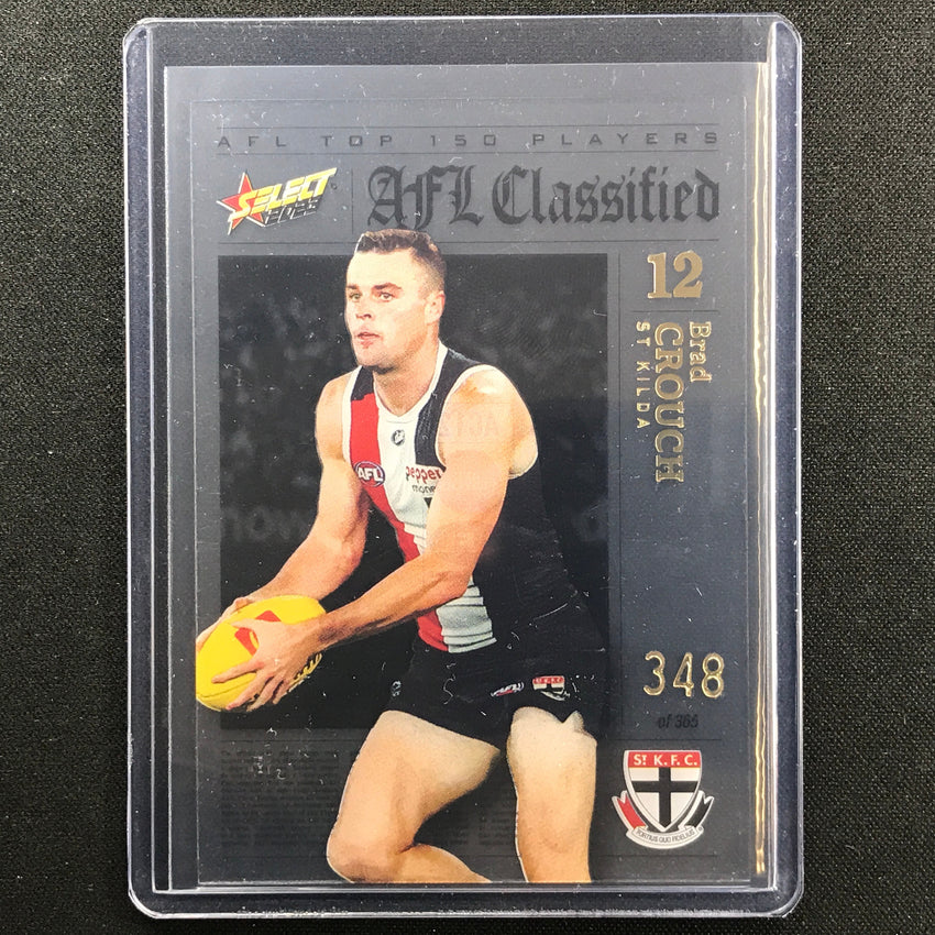2023 Footy Stars Brad Crouch Afl Classified No 12 348/365