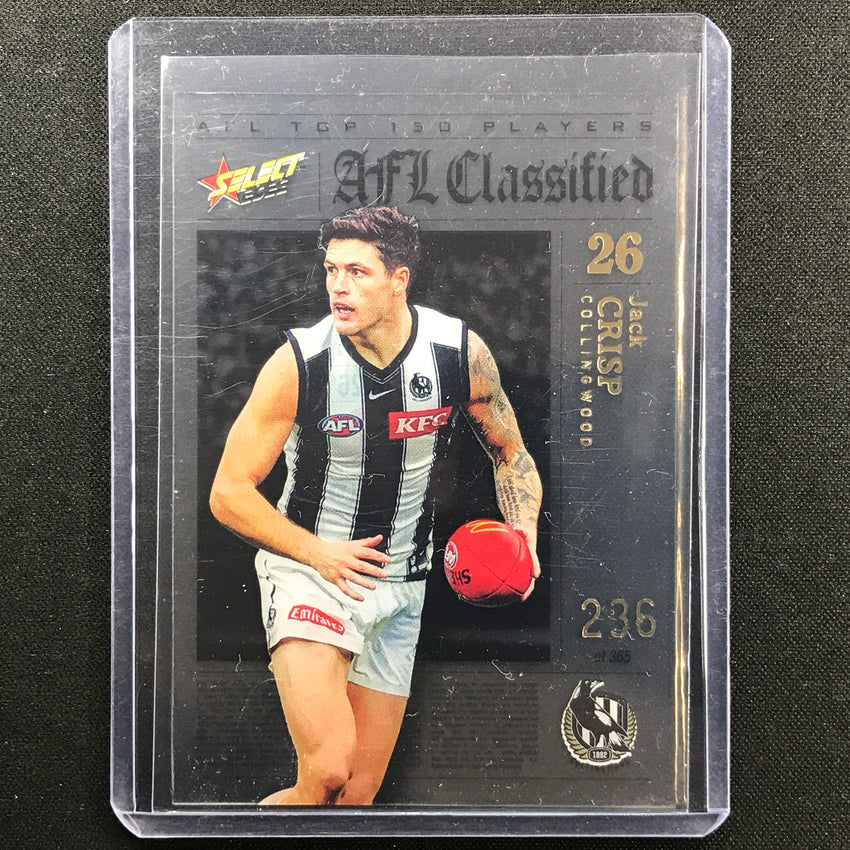 2023 Footy Stars Jack Crisp Afl Classified No 26 236/365