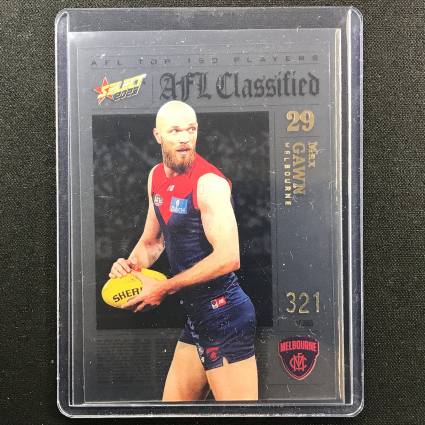 2023 Footy Stars Max Gawn Afl Classified No 29 321/365