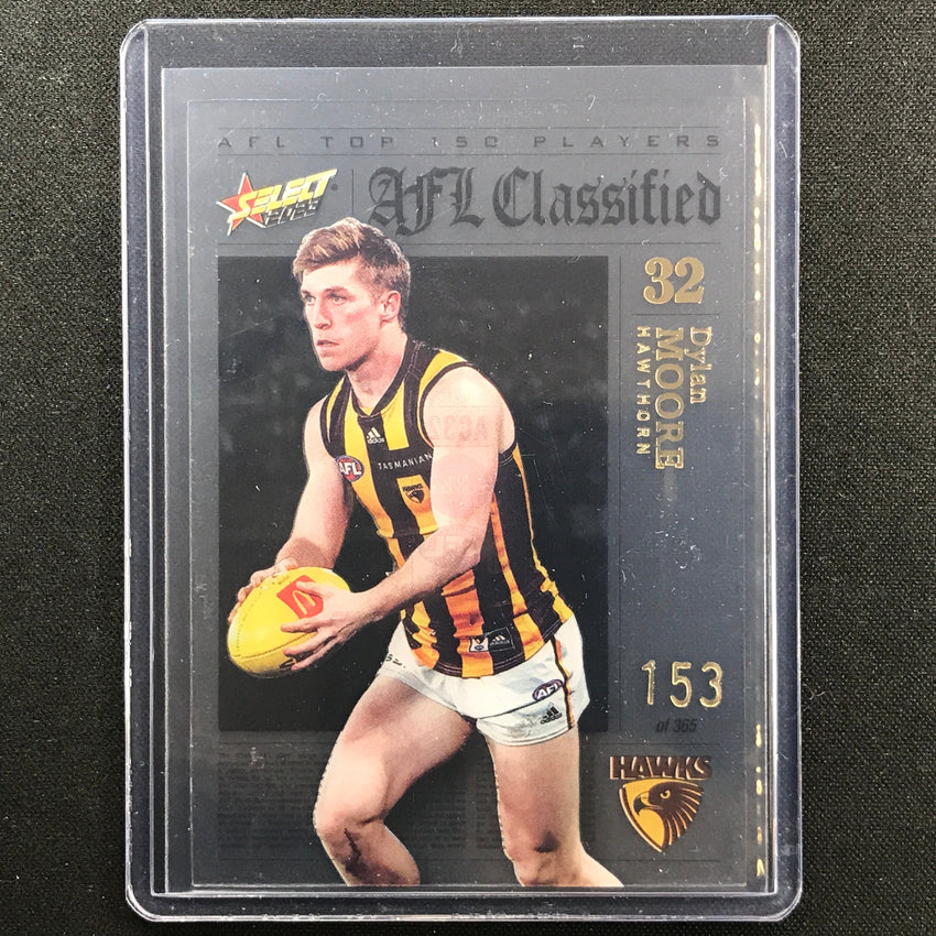 2023 Footy Stars Dylan Moore Afl Classified No 32 153/365