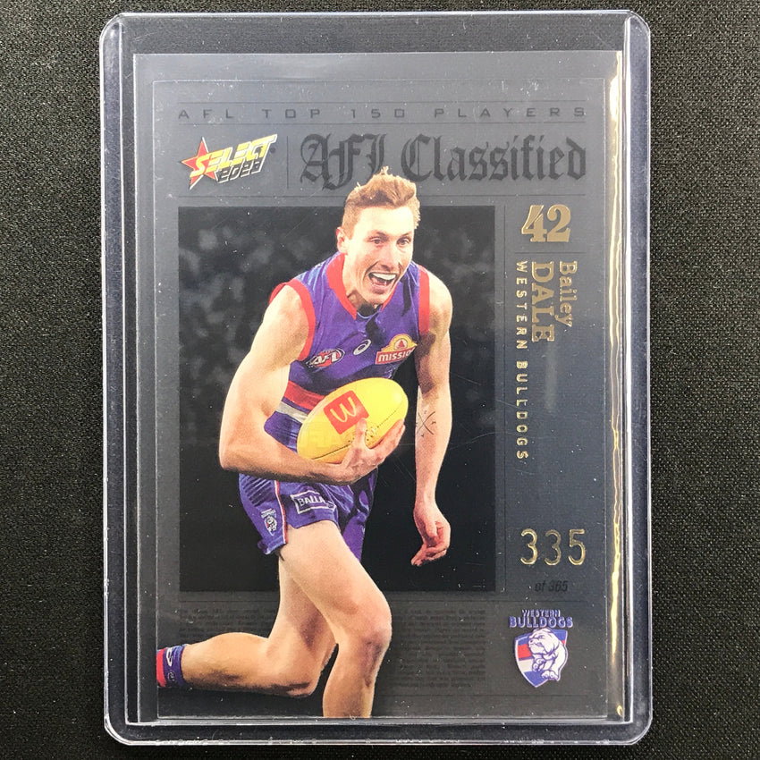 2023 Footy Stars Bailey Dale Afl Classified No 42 335/365