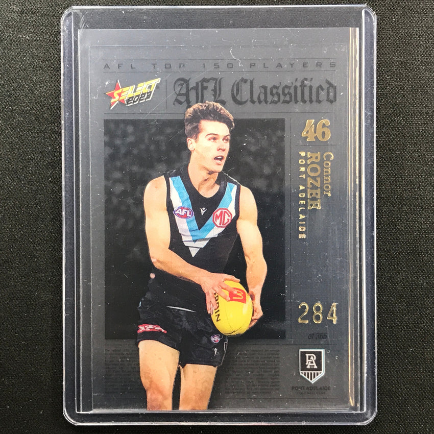 2023 Footy Stars Connor Rozee Afl Classified No 46 284/365