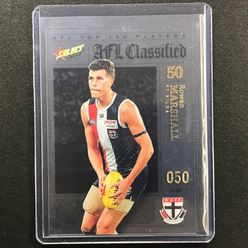 2023 Footy Stars Rowan Marshall Afl Classified No 50 50/365