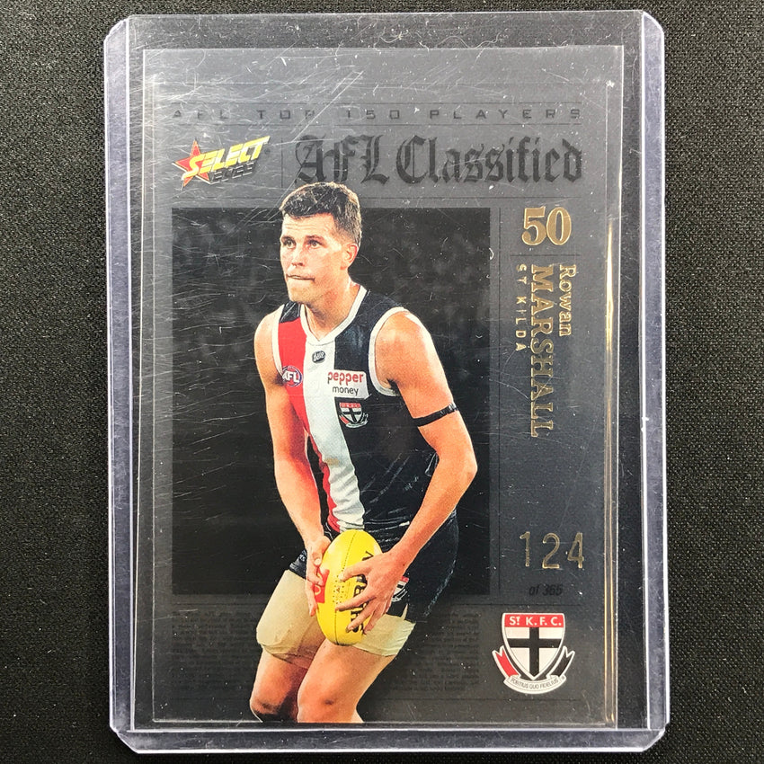2023 Footy Stars Rowan Marshall Afl Classified No 50 124/365