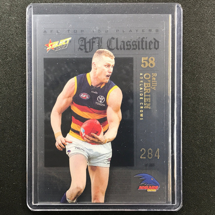 2023 Footy Stars Reilly Obrien Afl Classified No 58 284/365