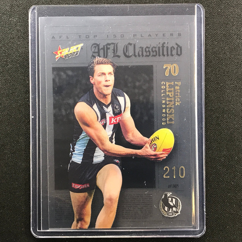 2023 Footy Stars Patrick Lipinski Afl Classified No 70 210/365