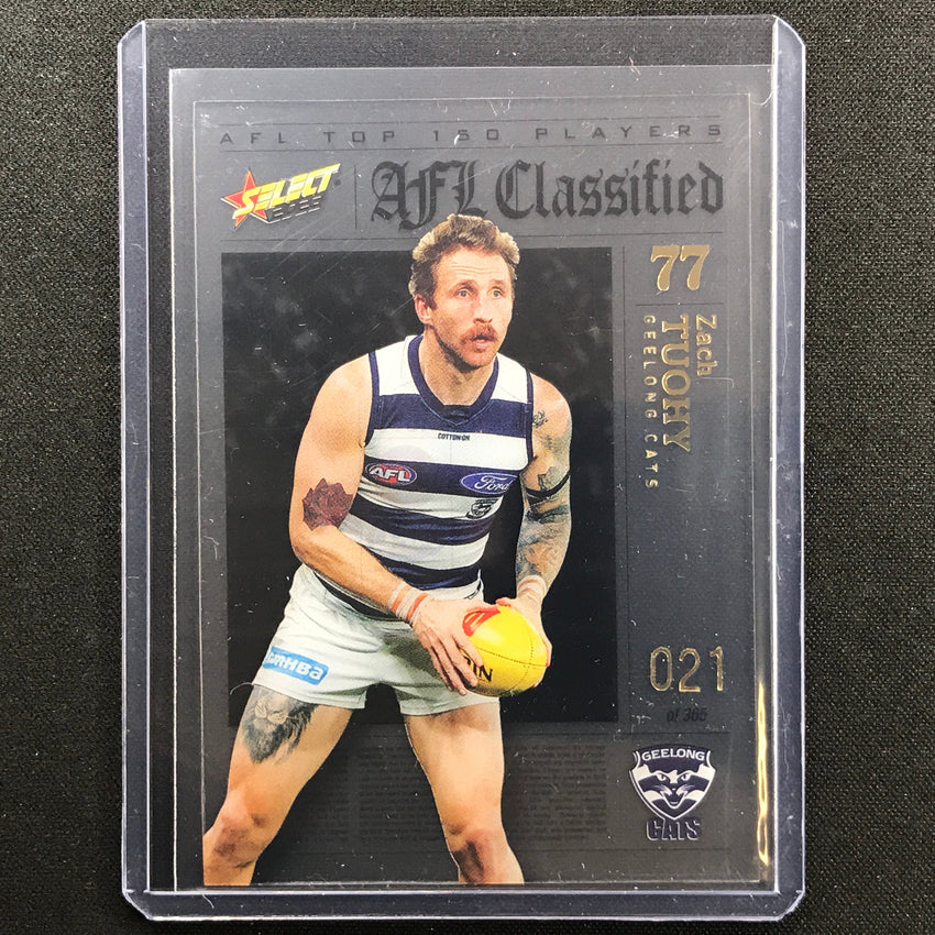 2023 Footy Stars Zach Tuohy Afl Classified No 77 21/365