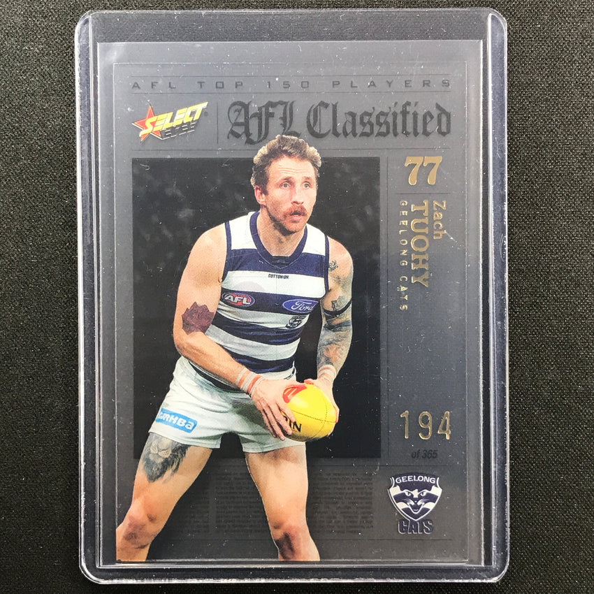 2023 Footy Stars Zach Tuohy Afl Classified No 77 194/365