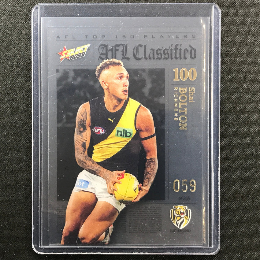 2023 Footy Stars Shai Bolton Afl Classified No 100 59/365