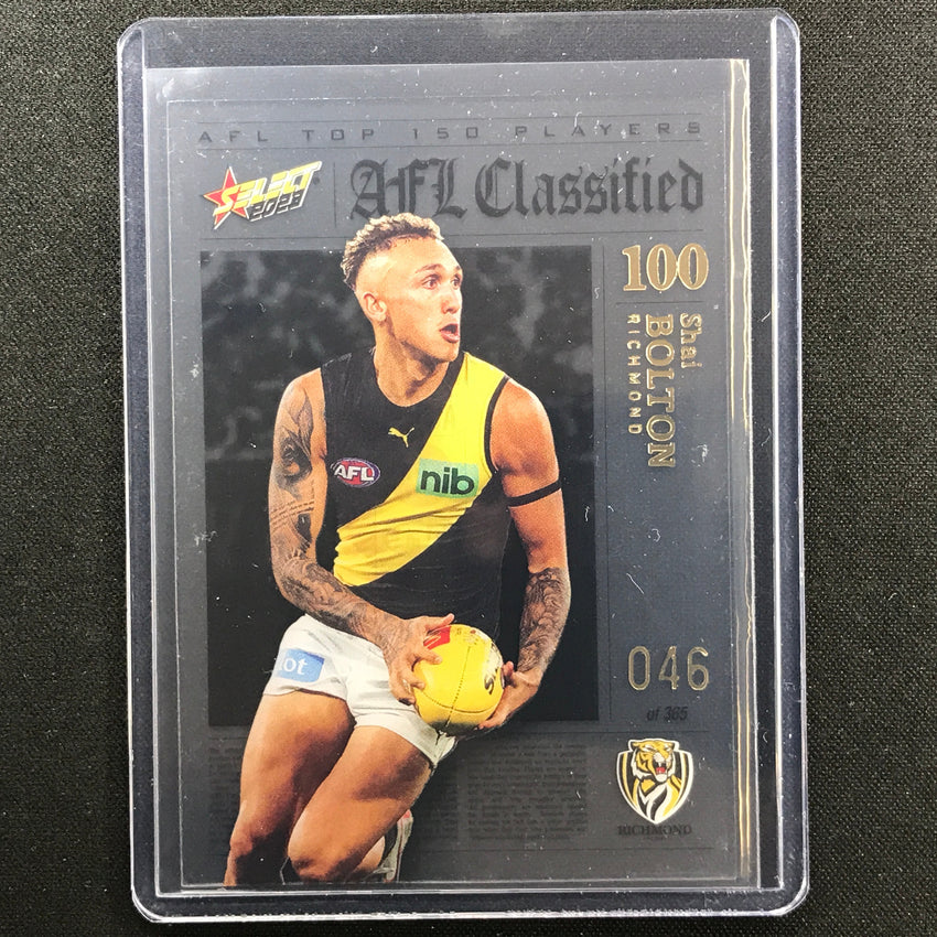 2023 Footy Stars Shai Bolton Afl Classified No 100 46/365