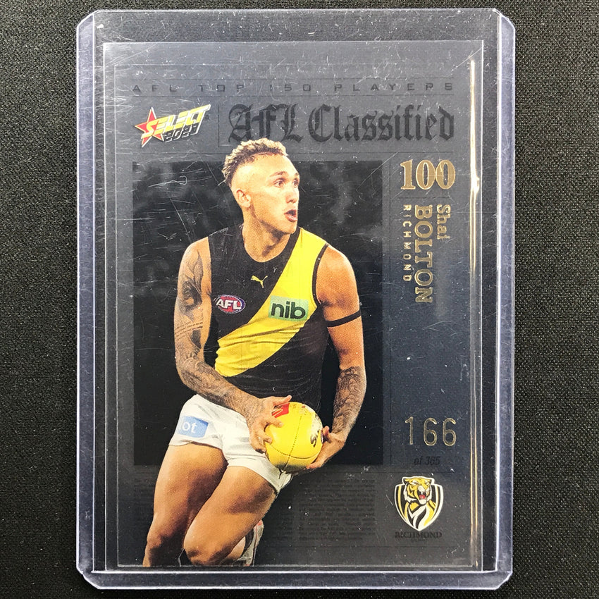 2023 Footy Stars Shai Bolton Afl Classified No 100 166/365