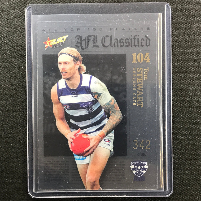 2023 Footy Stars Tom Stewart Afl Classified No 104 342/365