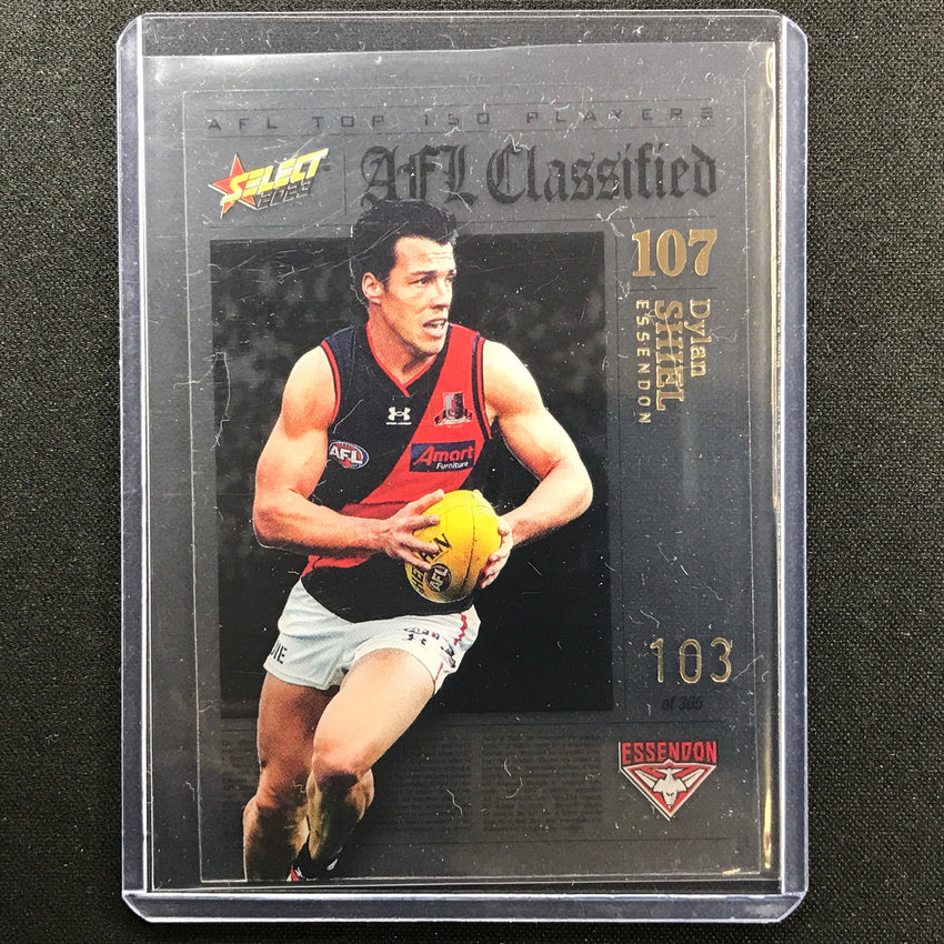 2023 Footy Stars Dylan Shiel Afl Classified No 107 103/365