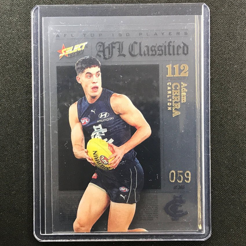 2023 Footy Stars Adam Cerra Afl Classified No 112 59/365