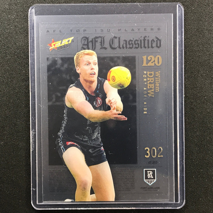 2023 Footy Stars Willem Drew Afl Classified No 120 302/365