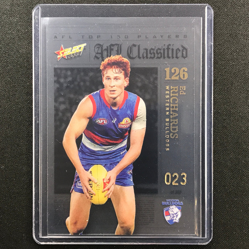 2023 Footy Stars Ed Richards Afl Classified No 126 23/365
